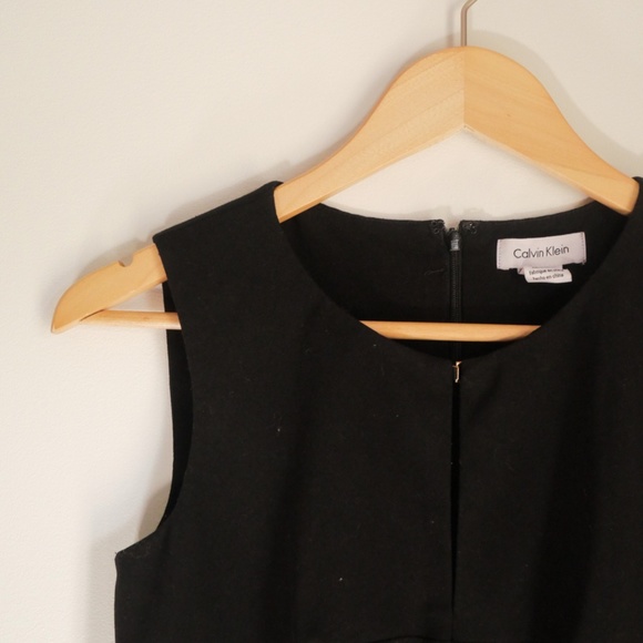 Calvin Klein - Semi Formal Black Dress (Size 2) - Picture 3 of 4